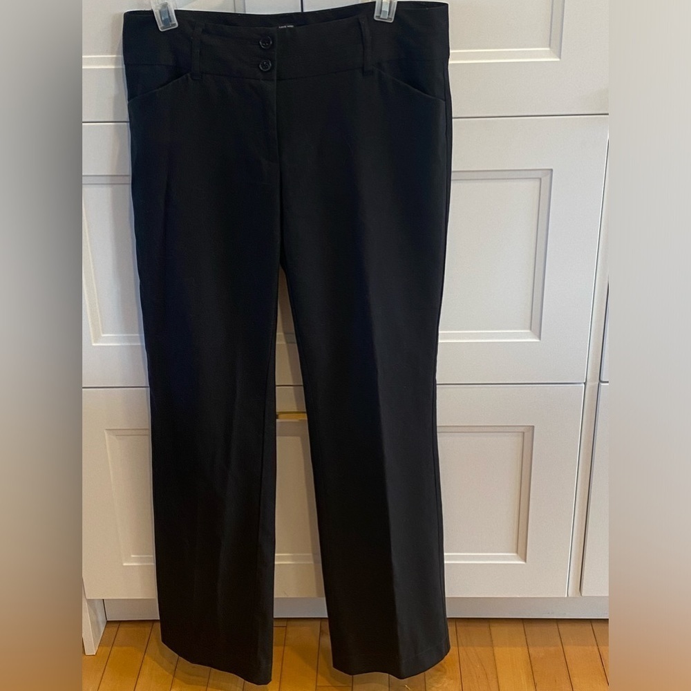 JACOB classic fitted black straight leg pants. Size 8 - Picture 10 of 12
